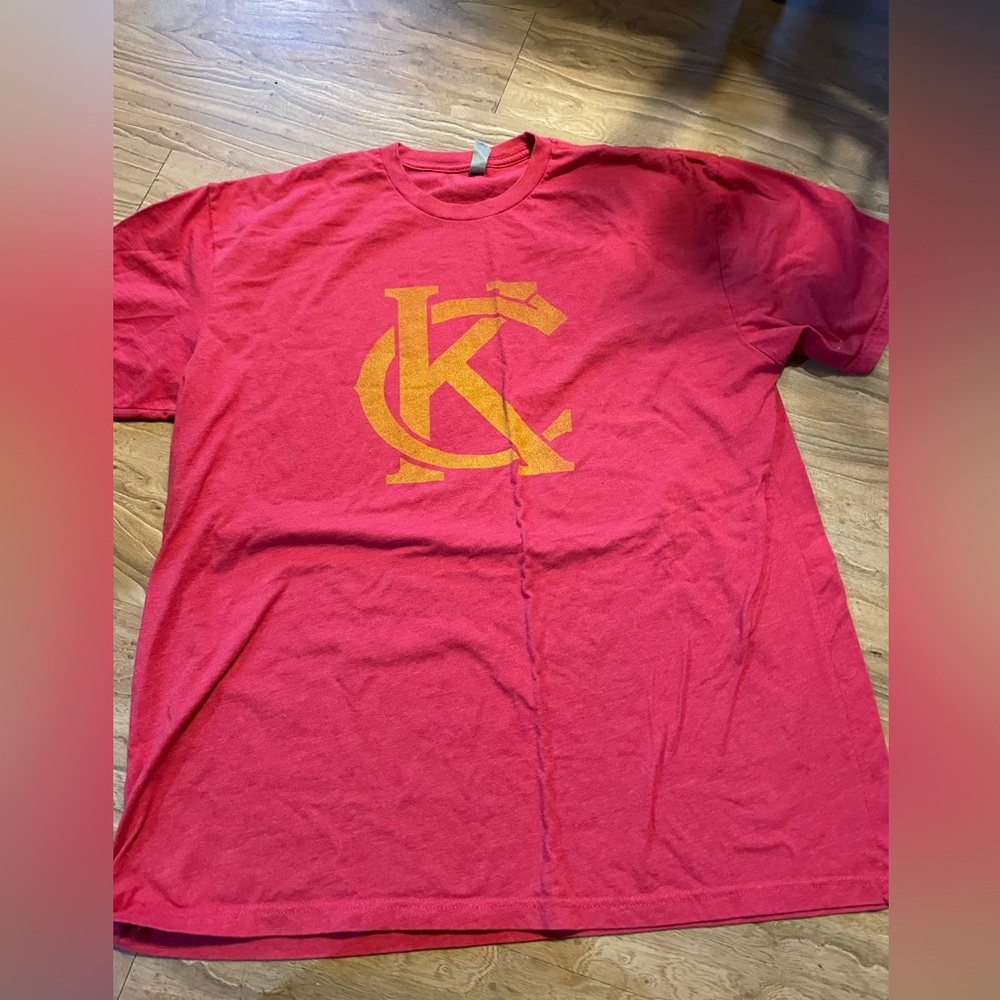 Next Level Red Kansas City short sleeve T-shirt- 2xl